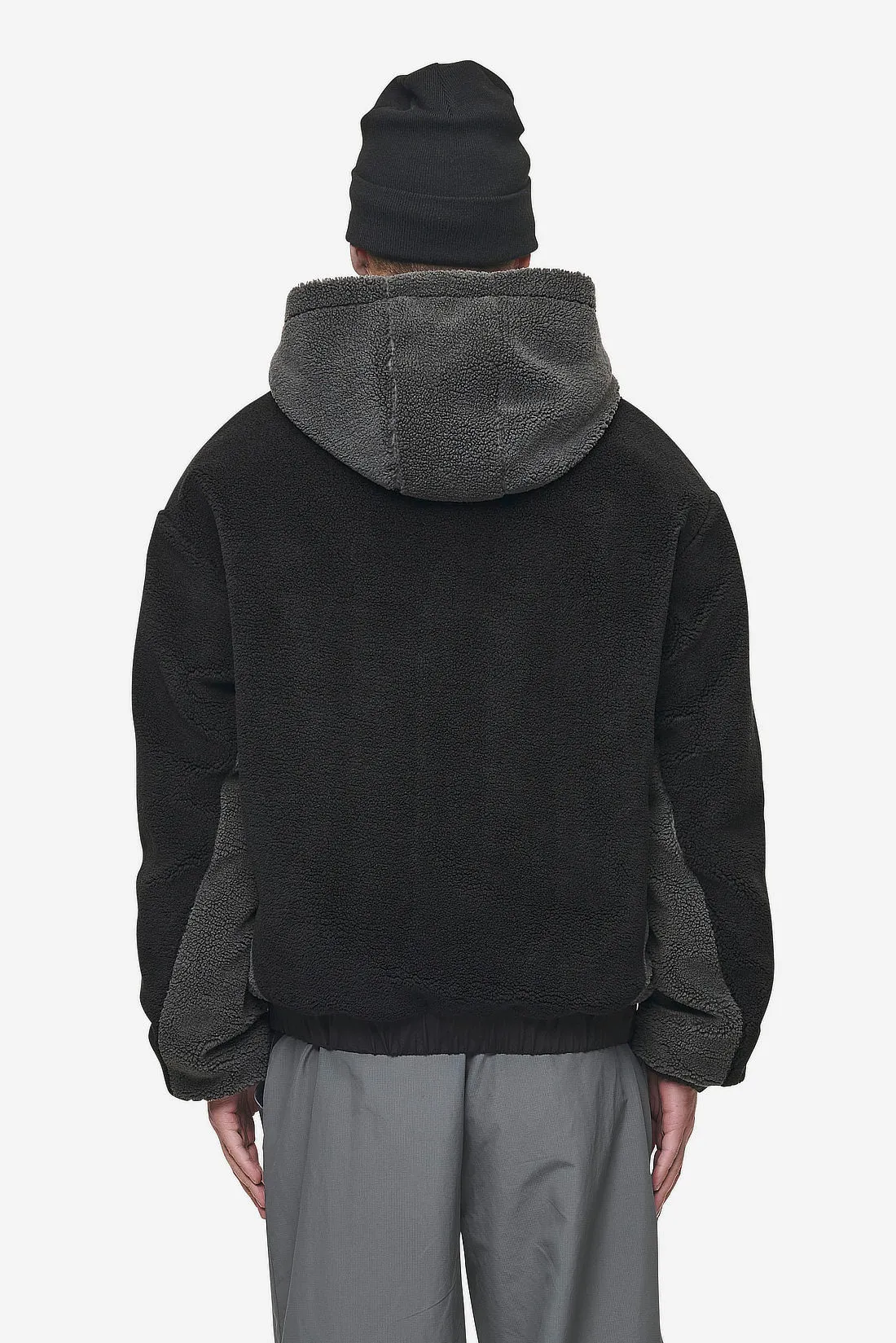 Absecon Teddy Jacket Black Anthracite