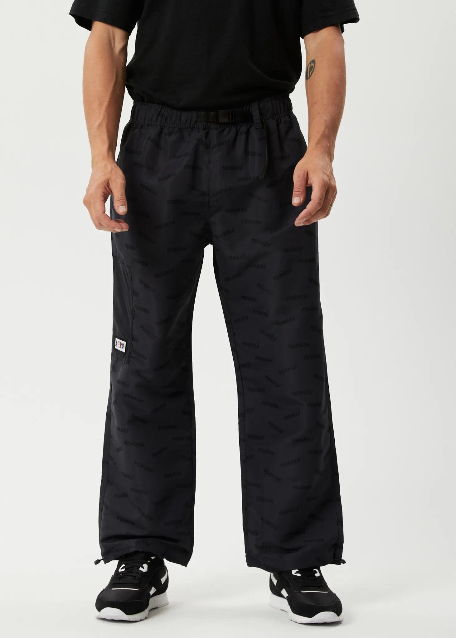 AFENDS Mens Fendsa - Spray Pants - Charcoal