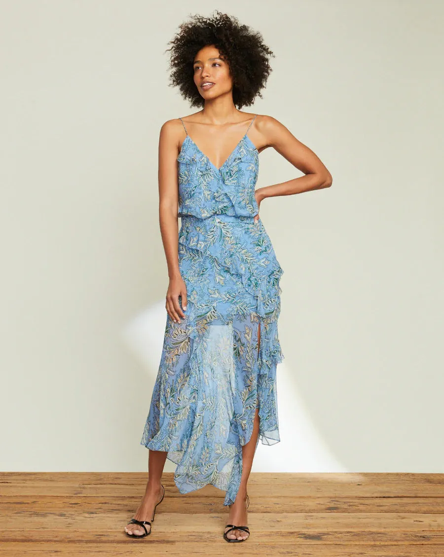 Avenel Floral Dress - Aero Blue Multi