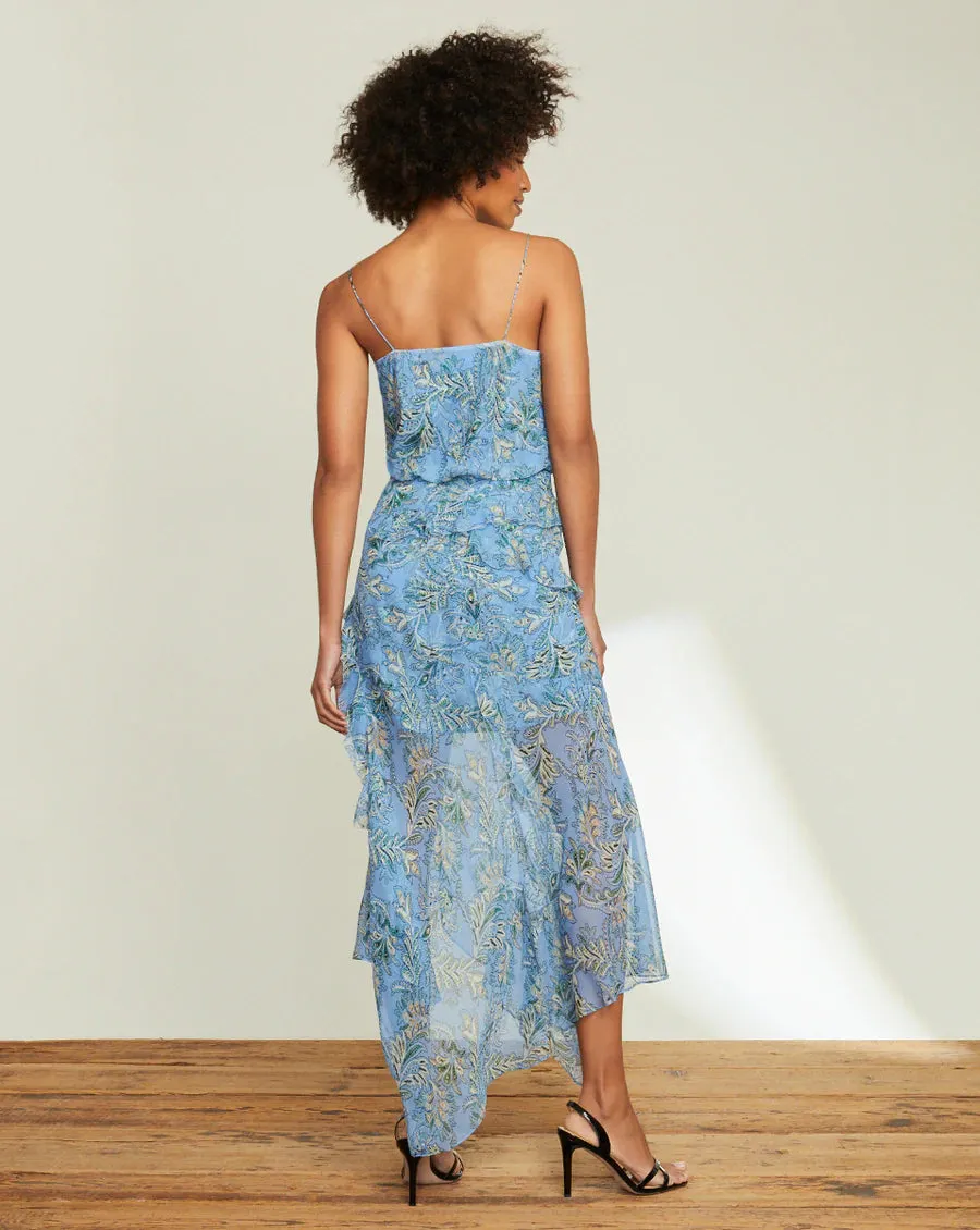 Avenel Floral Dress - Aero Blue Multi