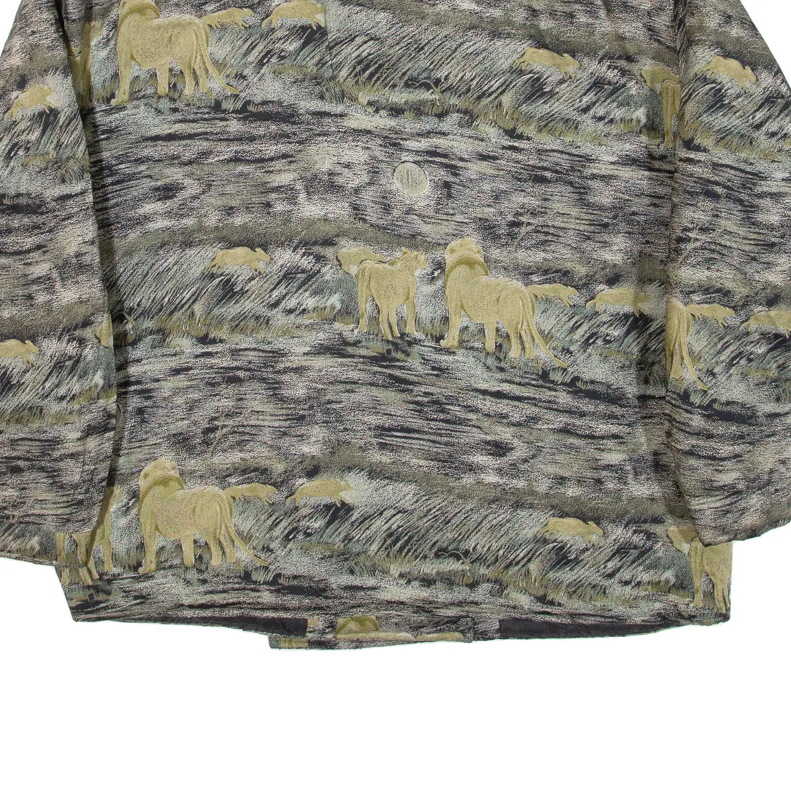 BIRD Quilted Lined Womens Coat Green Viscose XL