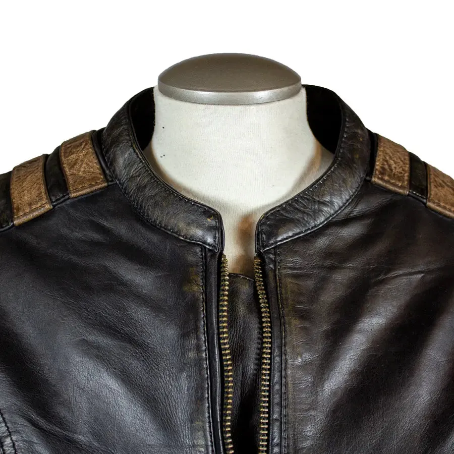 BOL Women's Racer Style Leather Jacket