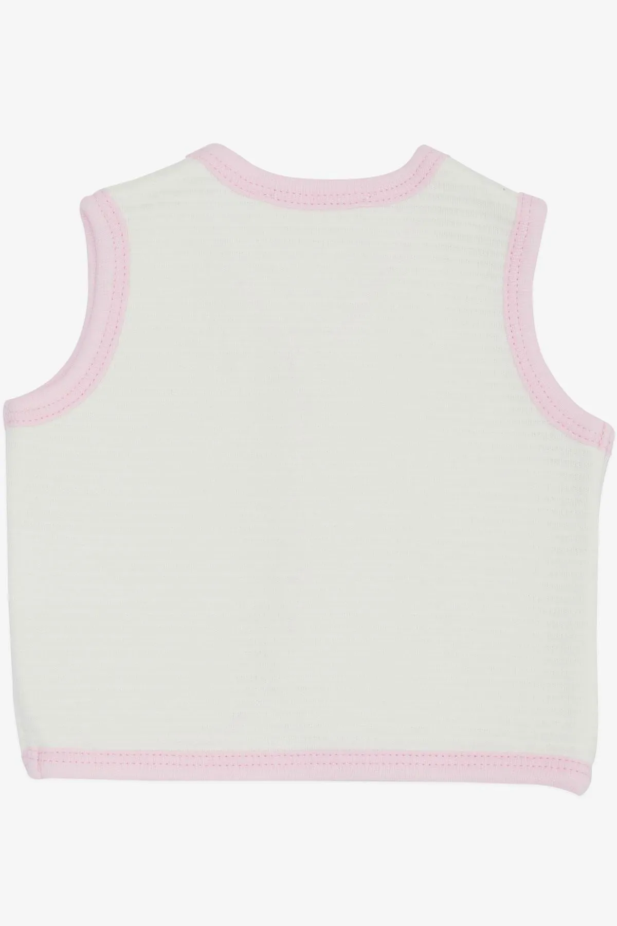 BRE Breeze Baby Girl Vest Buttoned 0-9 Months, Ecru - Victoria