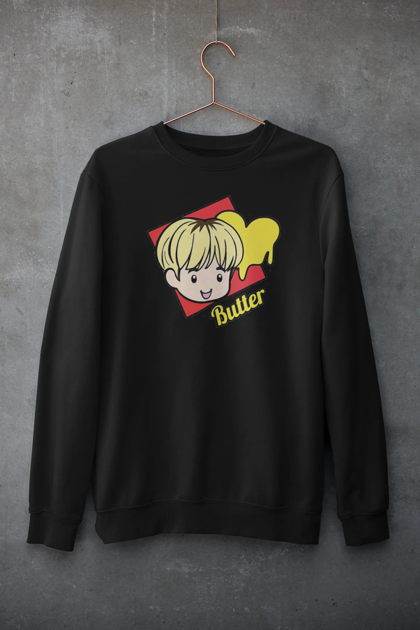 Butter- J-Hope : BTS- WINTER SWEATSHIRT