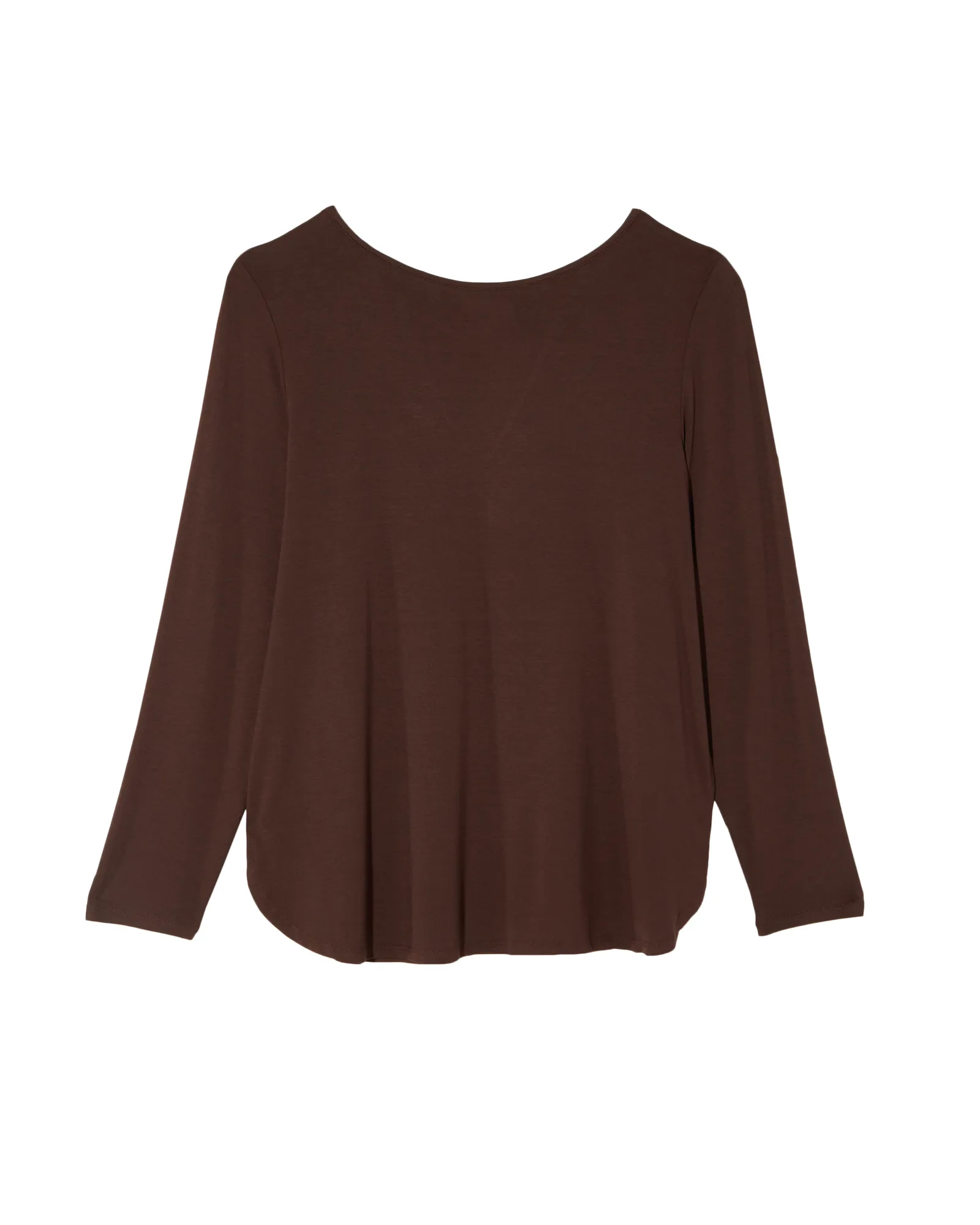 Caroline Mesh Insert Top | Brown