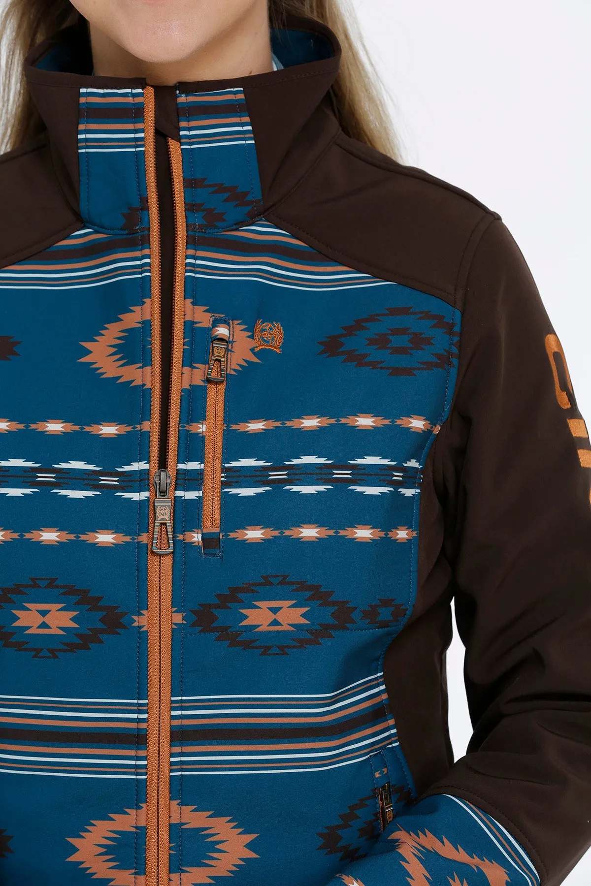 'Cinch' Women's Concealed Carry Bonded Jacket - Brown