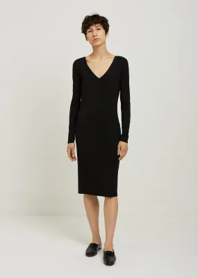 Damara Long Sleeve Viscose Dress