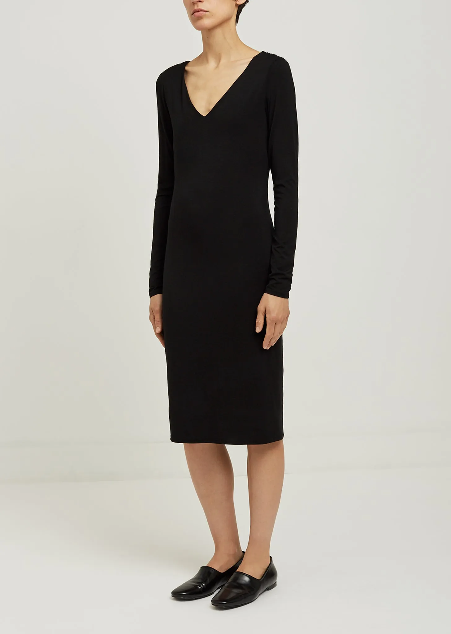 Damara Long Sleeve Viscose Dress