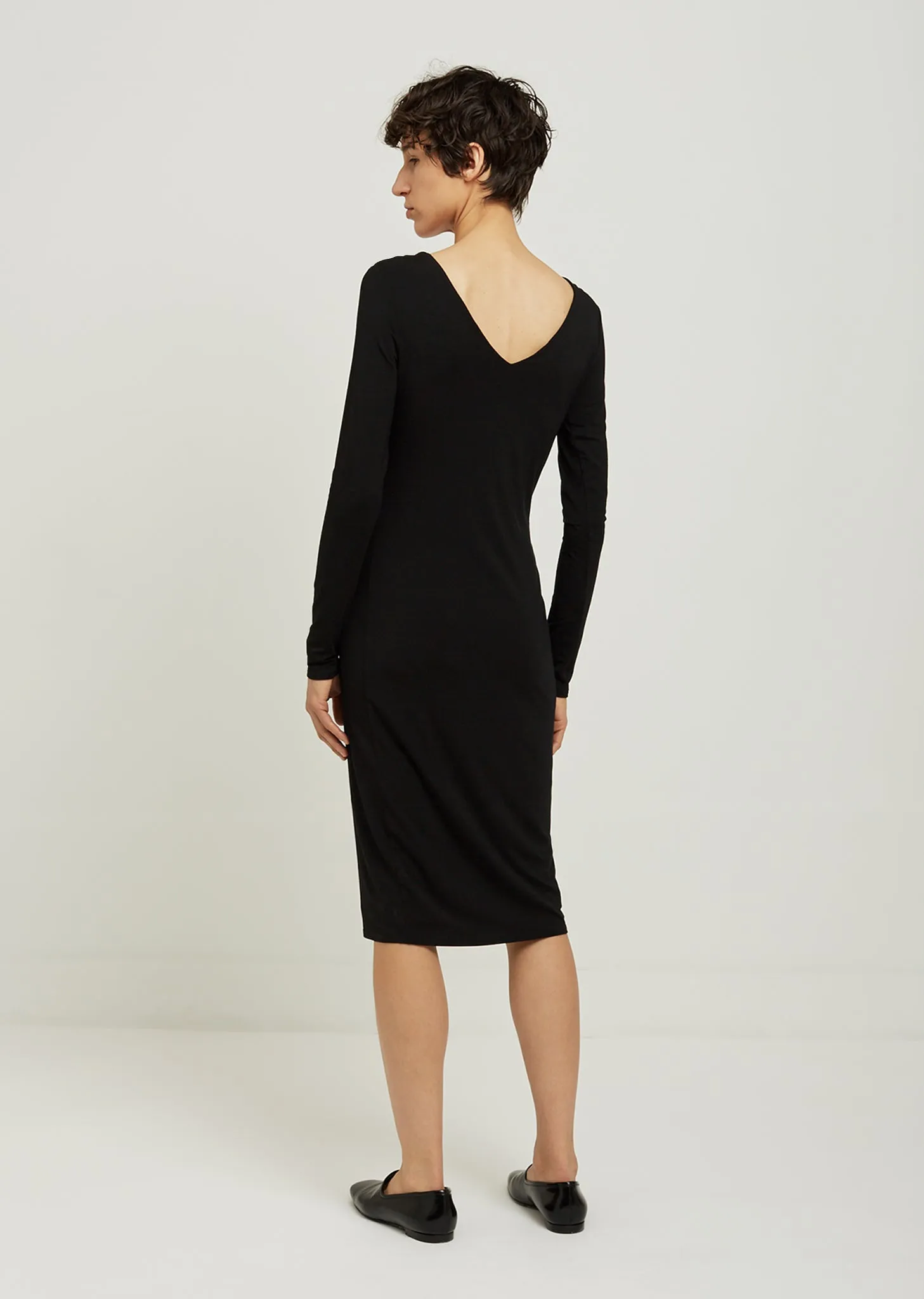 Damara Long Sleeve Viscose Dress