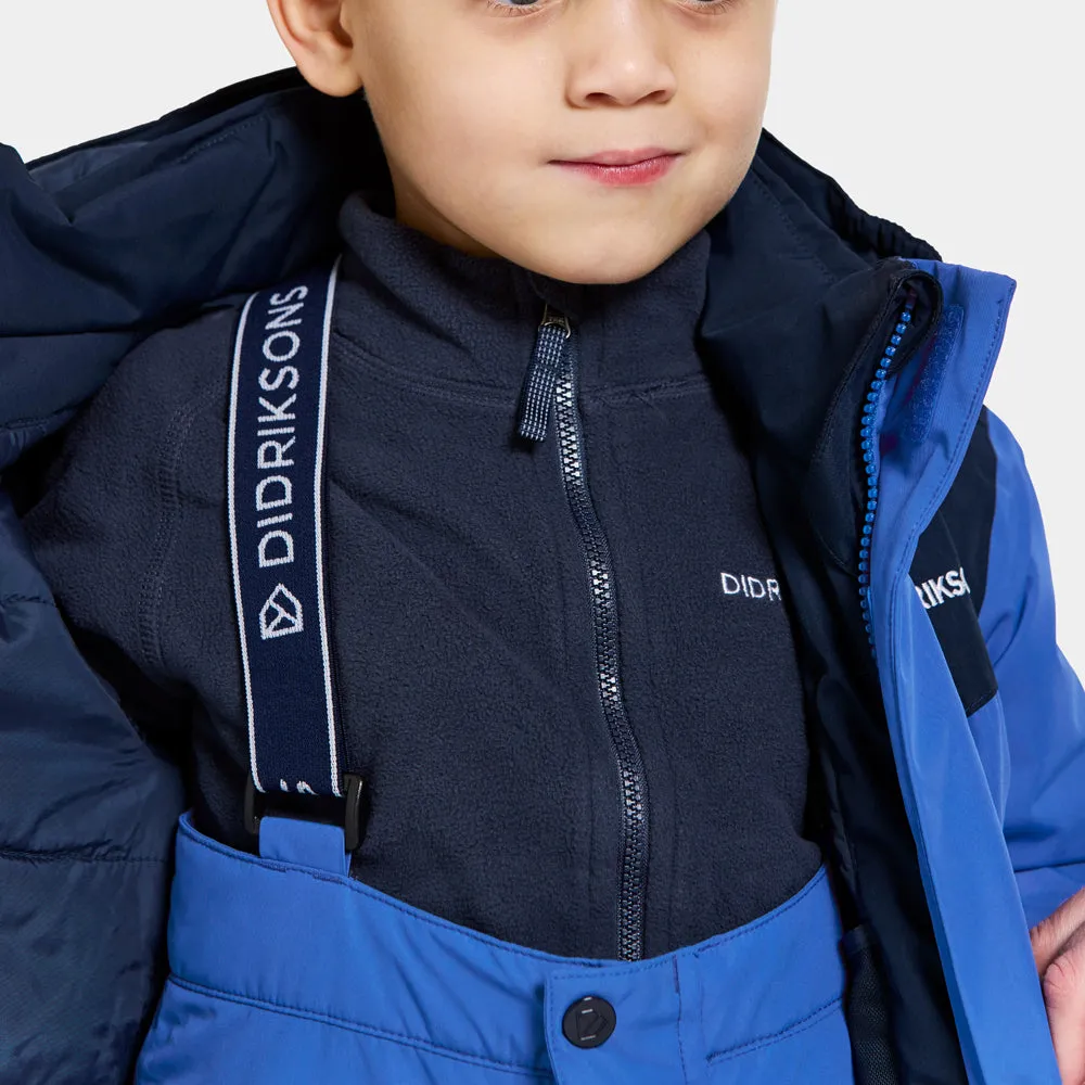 Didriksons Skare Kids Waterproof Insulated Ski Set (Caribbean Blue)