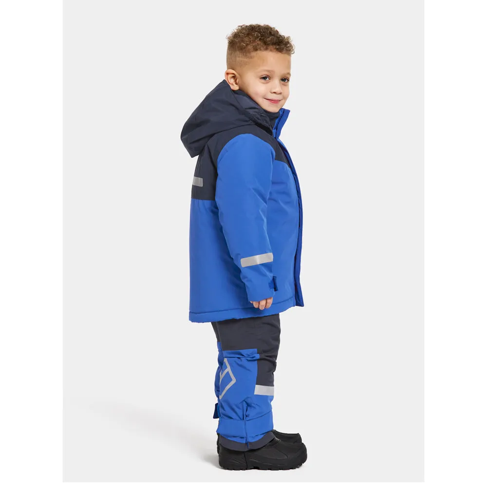 Didriksons Skare Kids Waterproof Insulated Ski Set (Caribbean Blue)