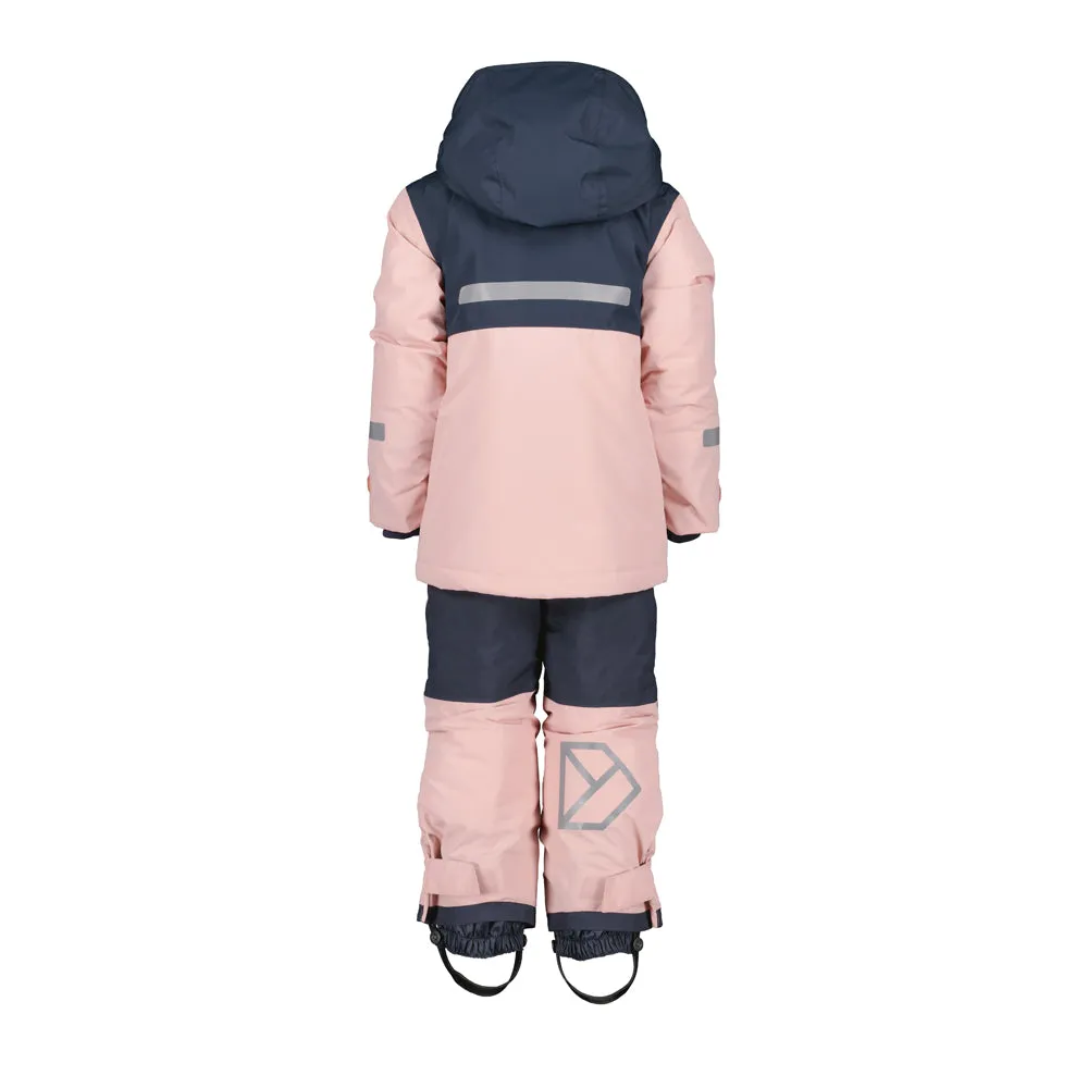 Didriksons Skare Kids Waterproof Insulated Ski Set (Dusty Pink)