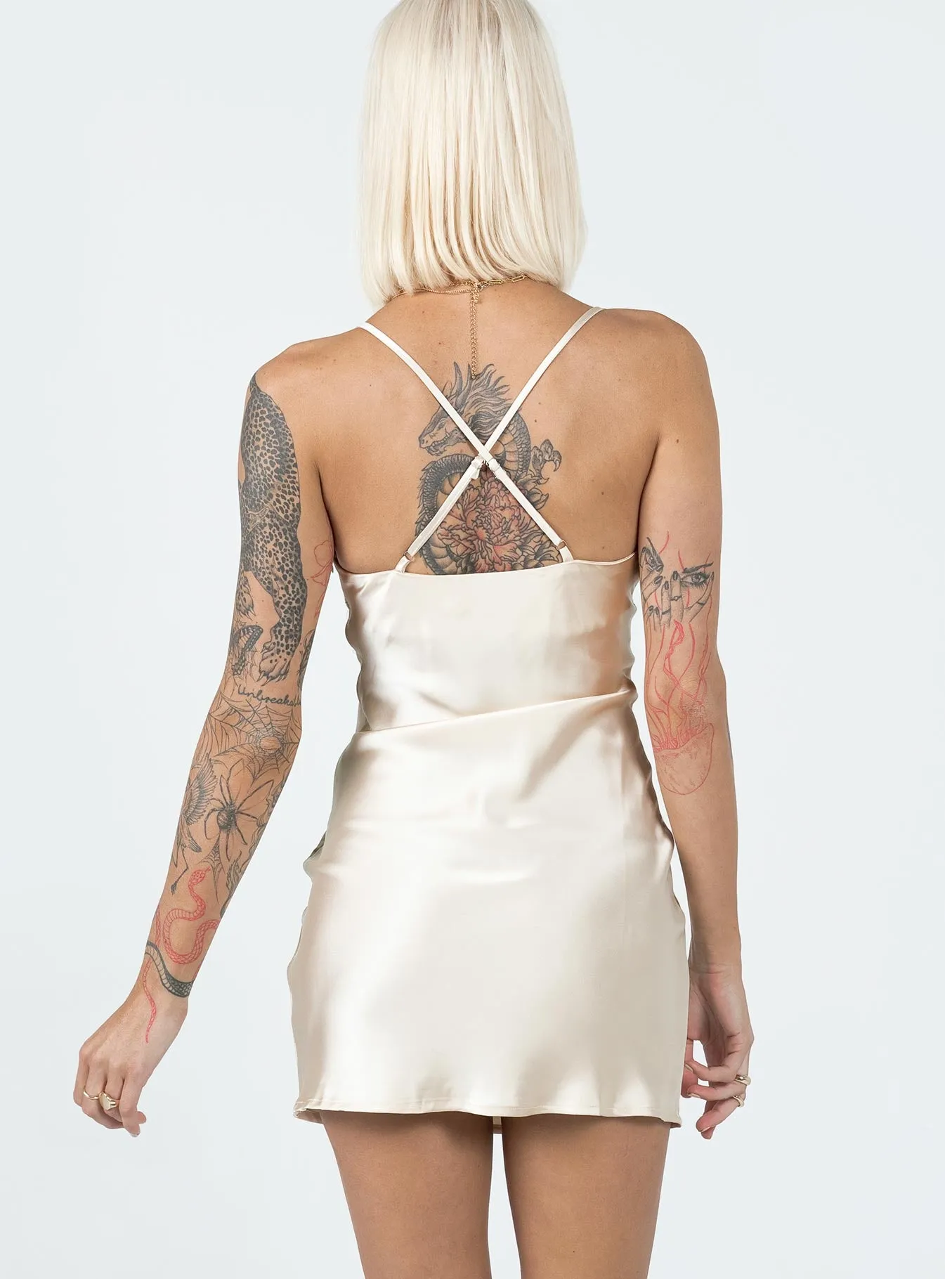 Hadleigh Mini Dress Champagne