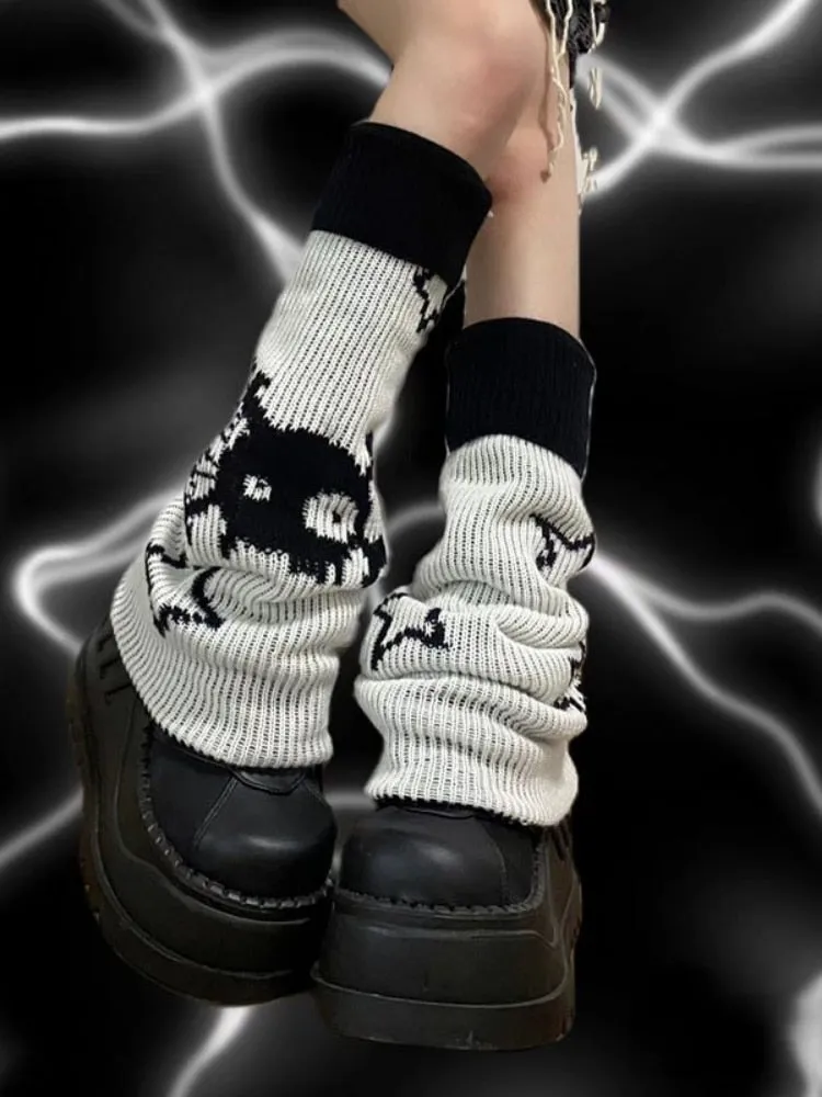 Harajuku Prints Reversible Leg Warmer