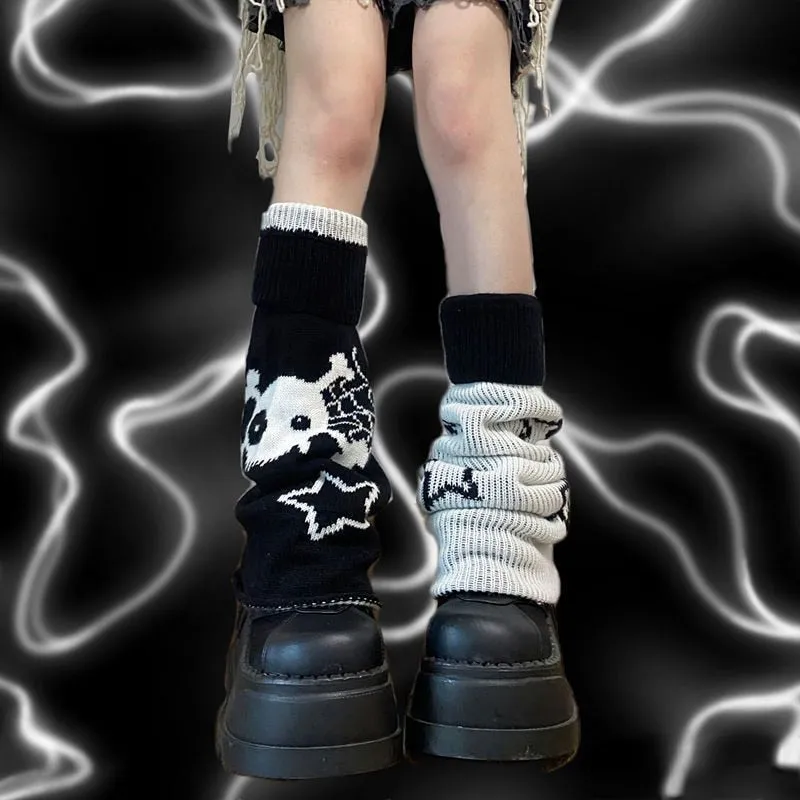 Harajuku Prints Reversible Leg Warmer
