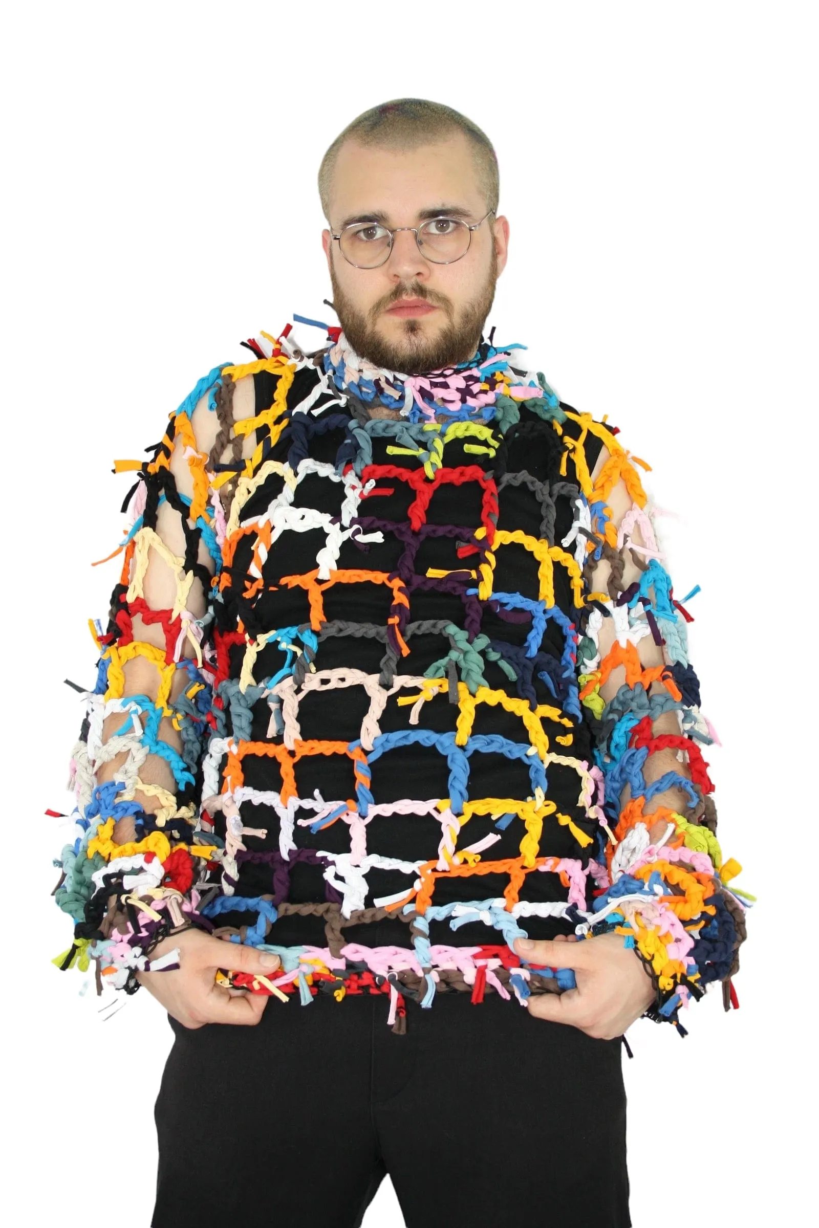 JMP12GR Sweatshirt, Multi Scrap