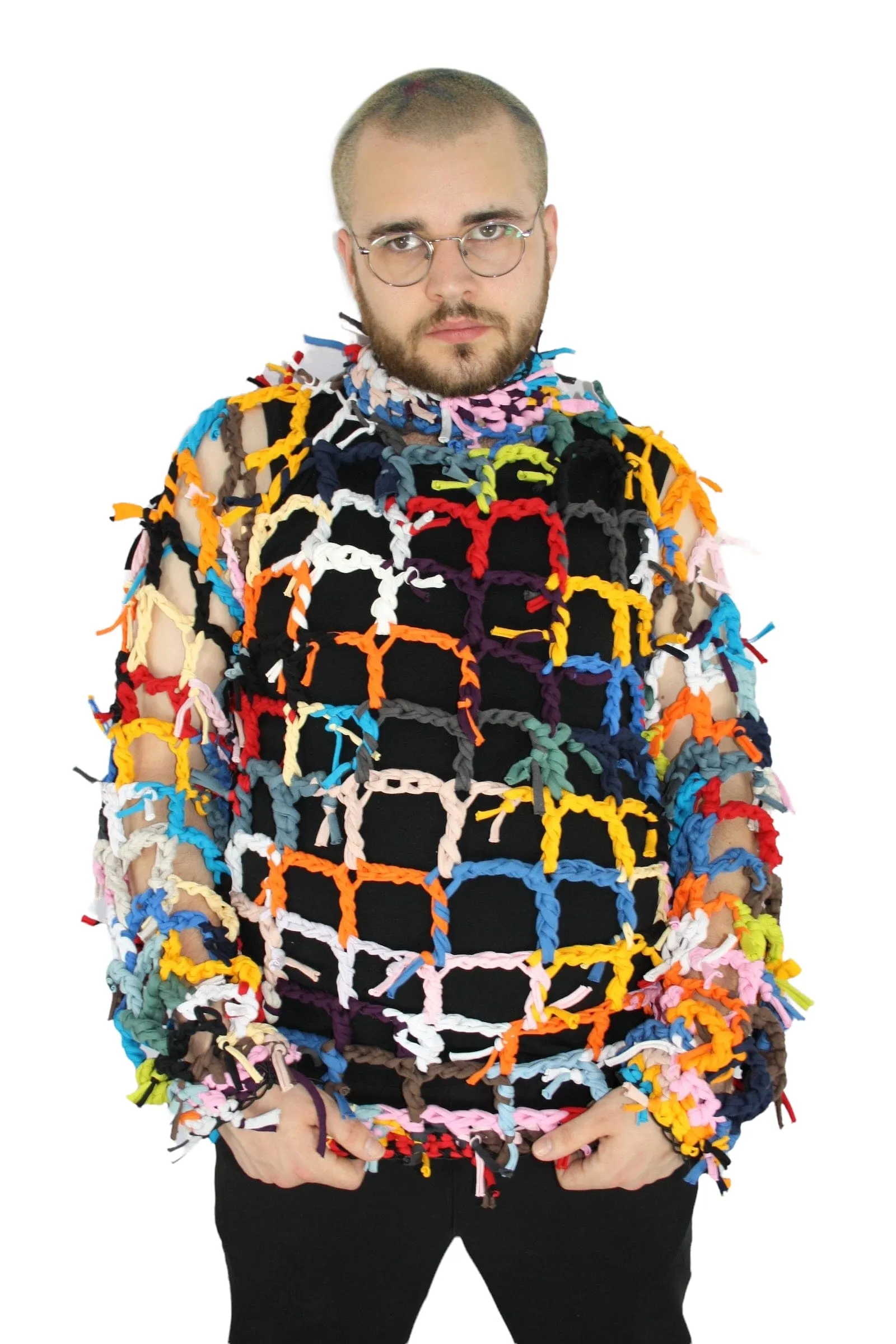 JMP12GR Sweatshirt, Multi Scrap