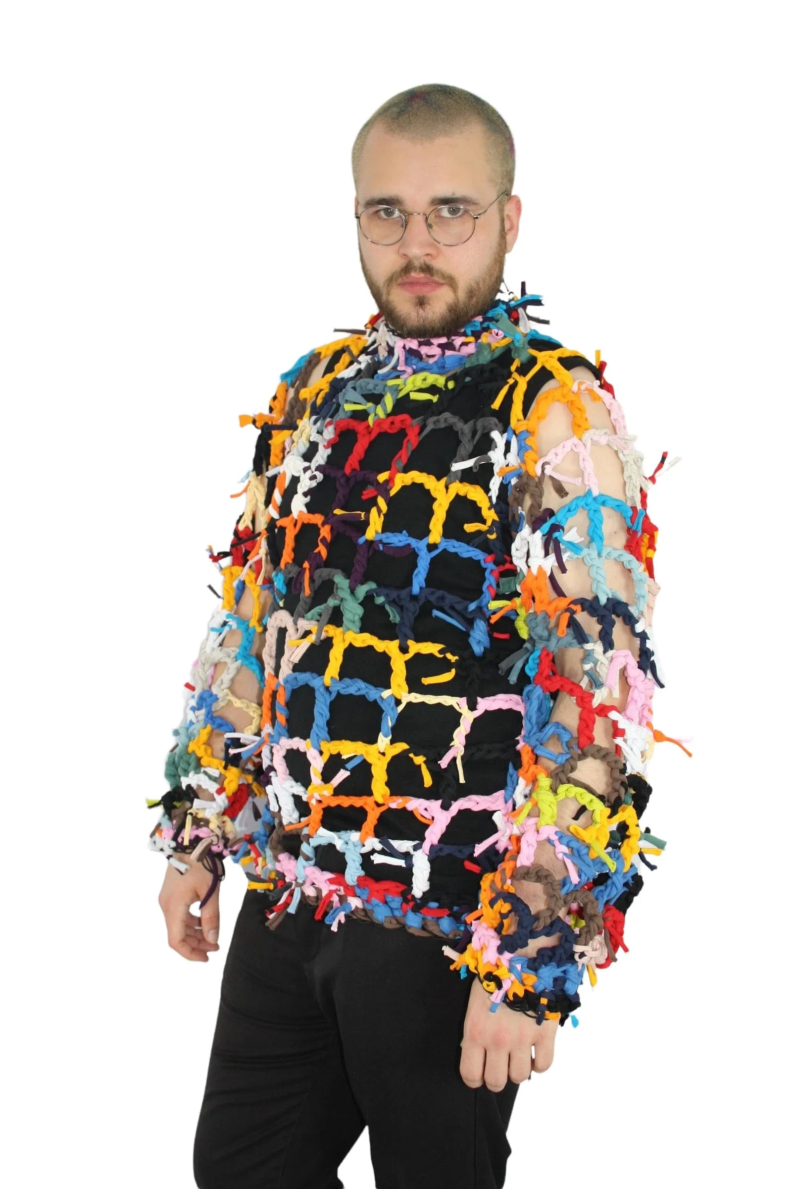 JMP12GR Sweatshirt, Multi Scrap