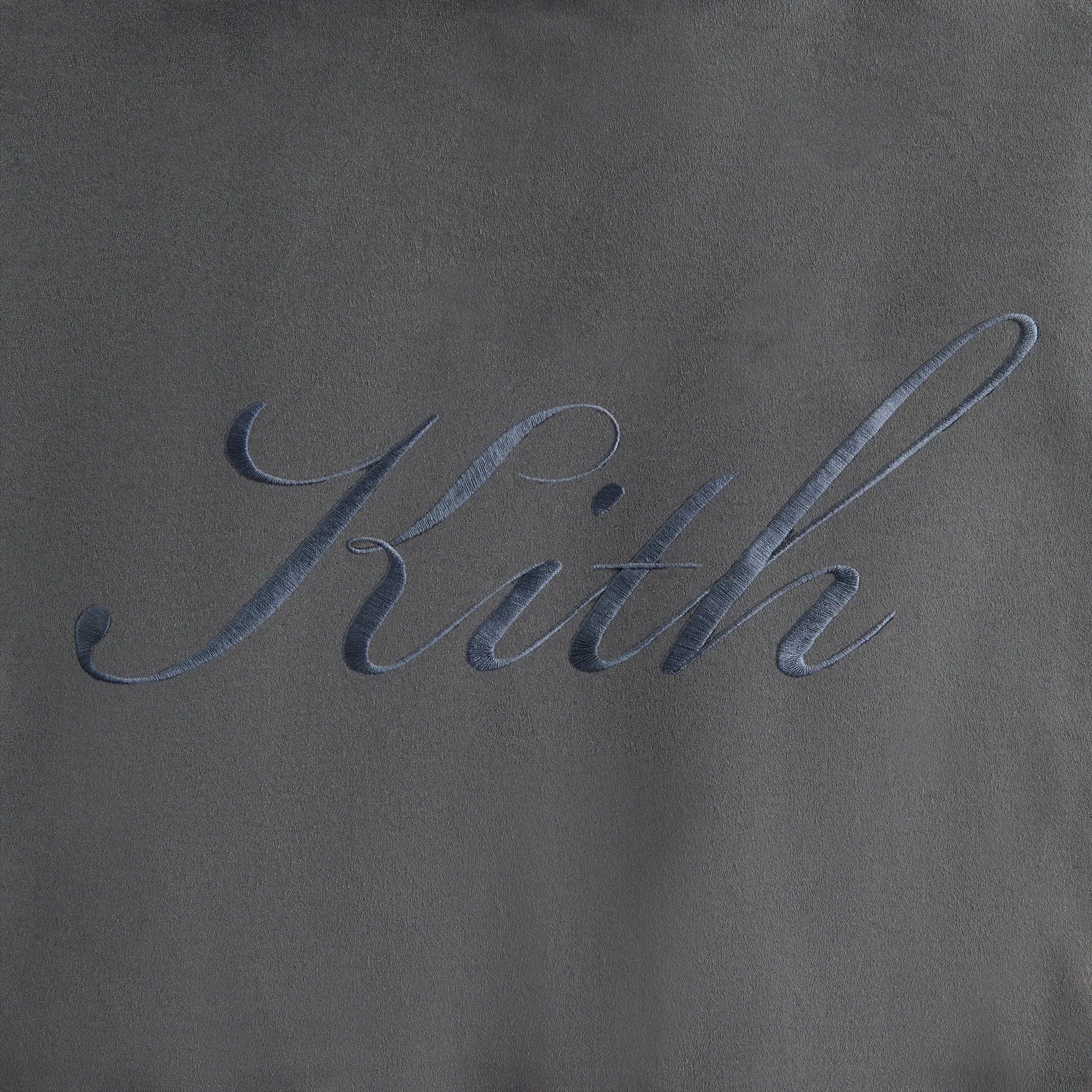 Kith Women Nylas Microsuede Zip Hooded Bomber - Asteroid