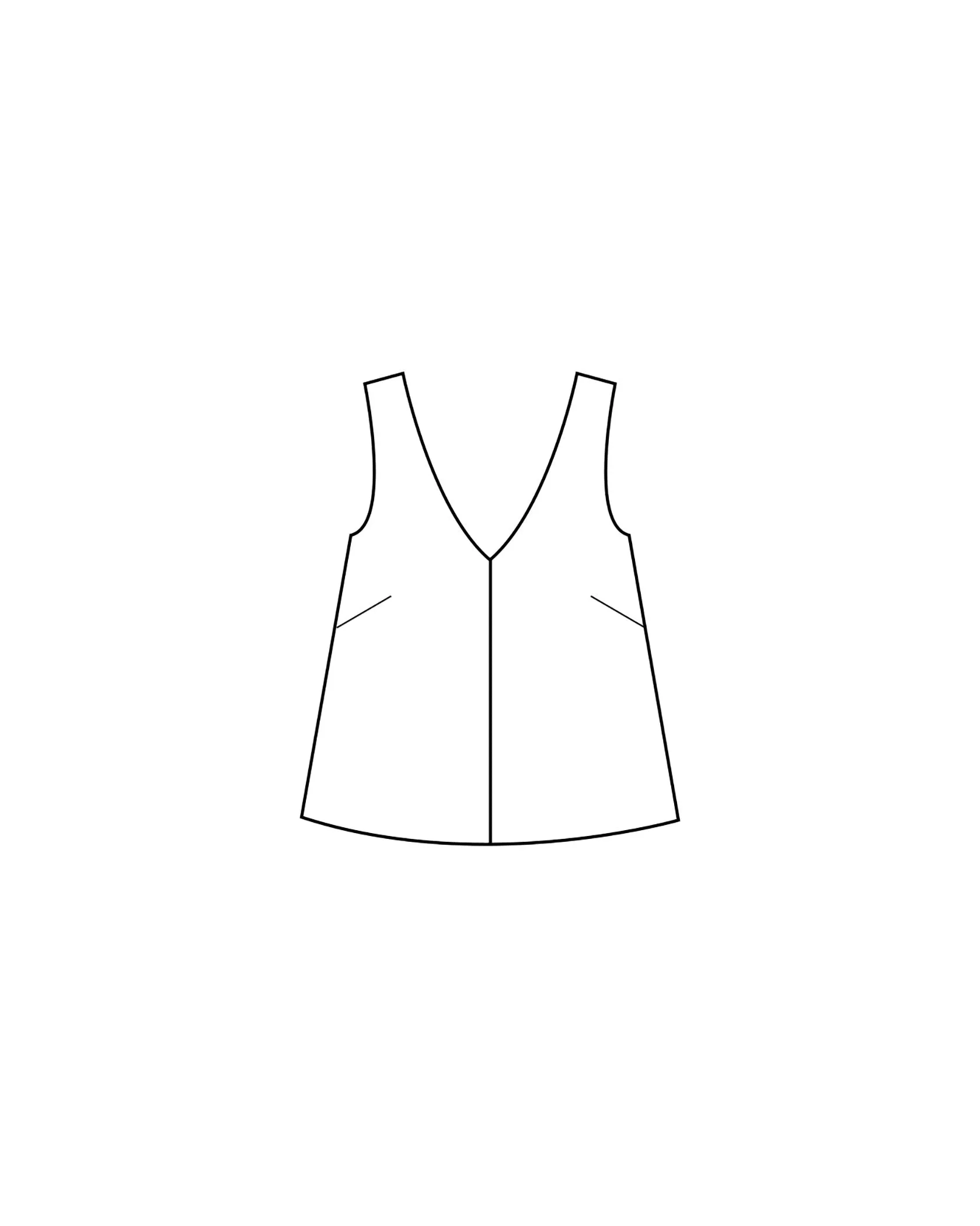 Linen Classic Cami - Navy