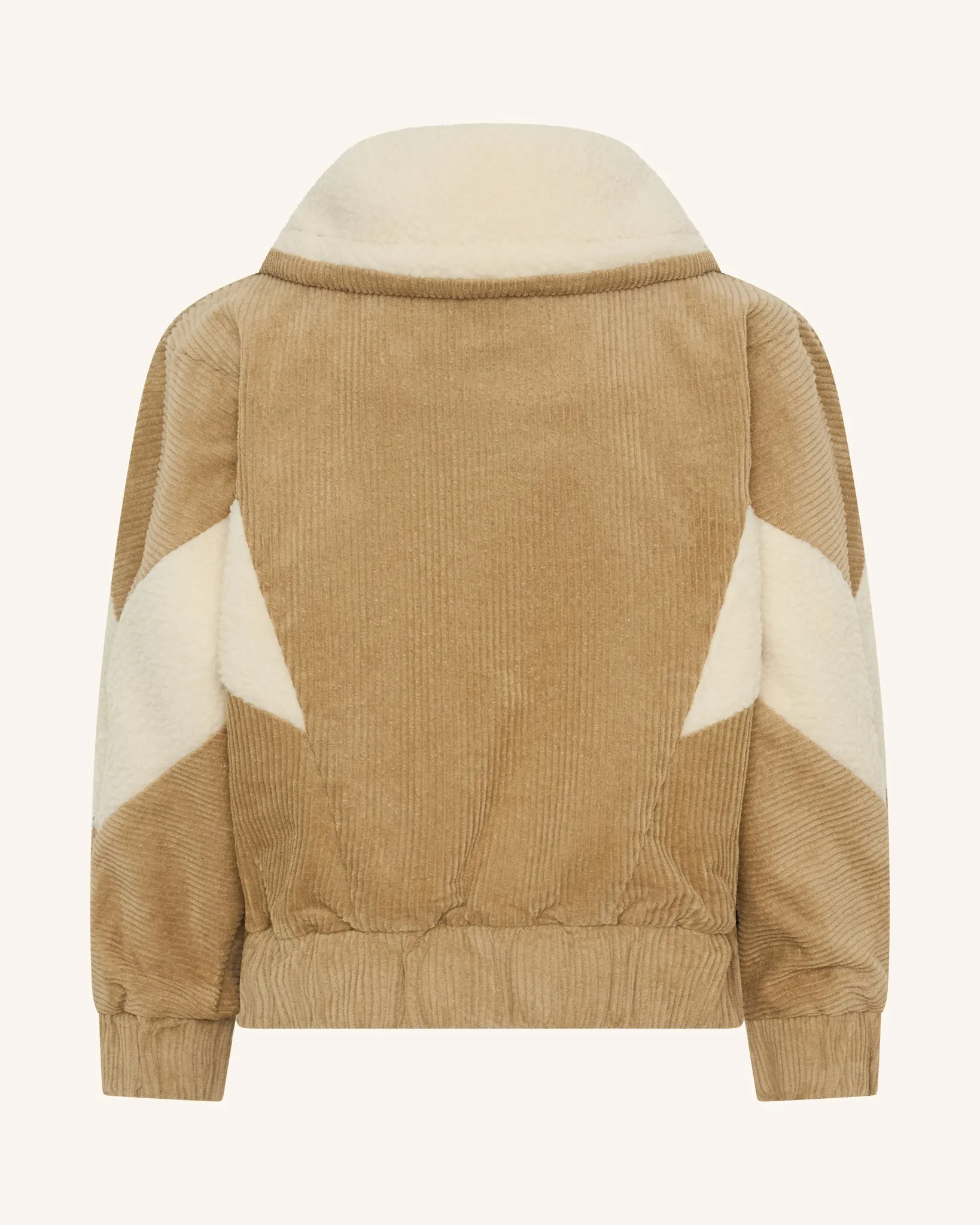 Little Boys Corduroy Sherpa Zip Jacket