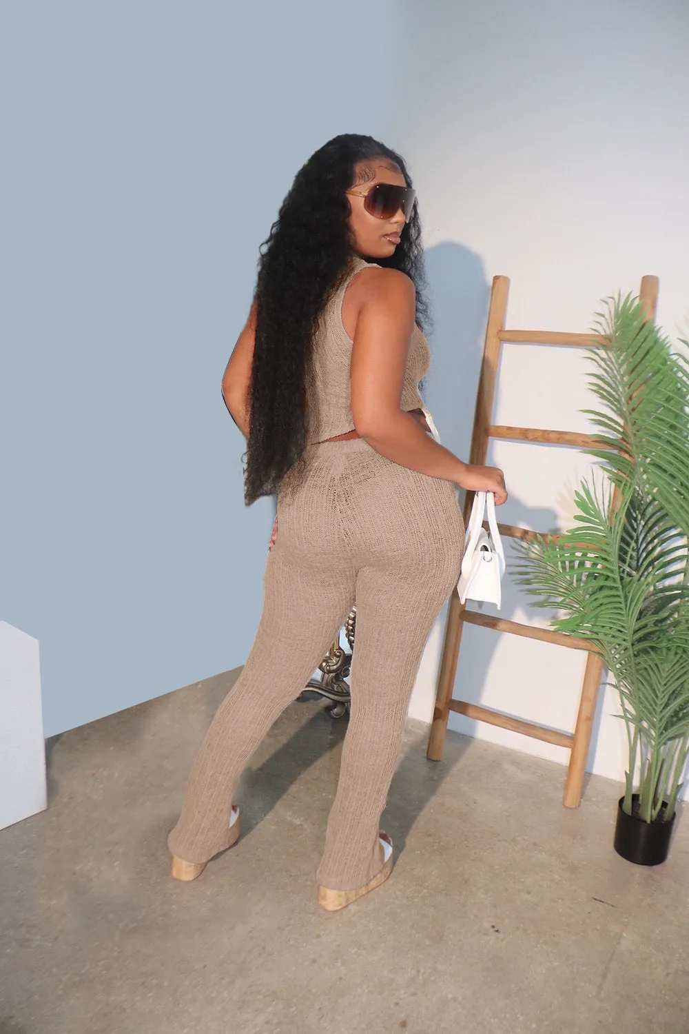 MALYBGG Vest and Pants Two-Piece Set 8488LY