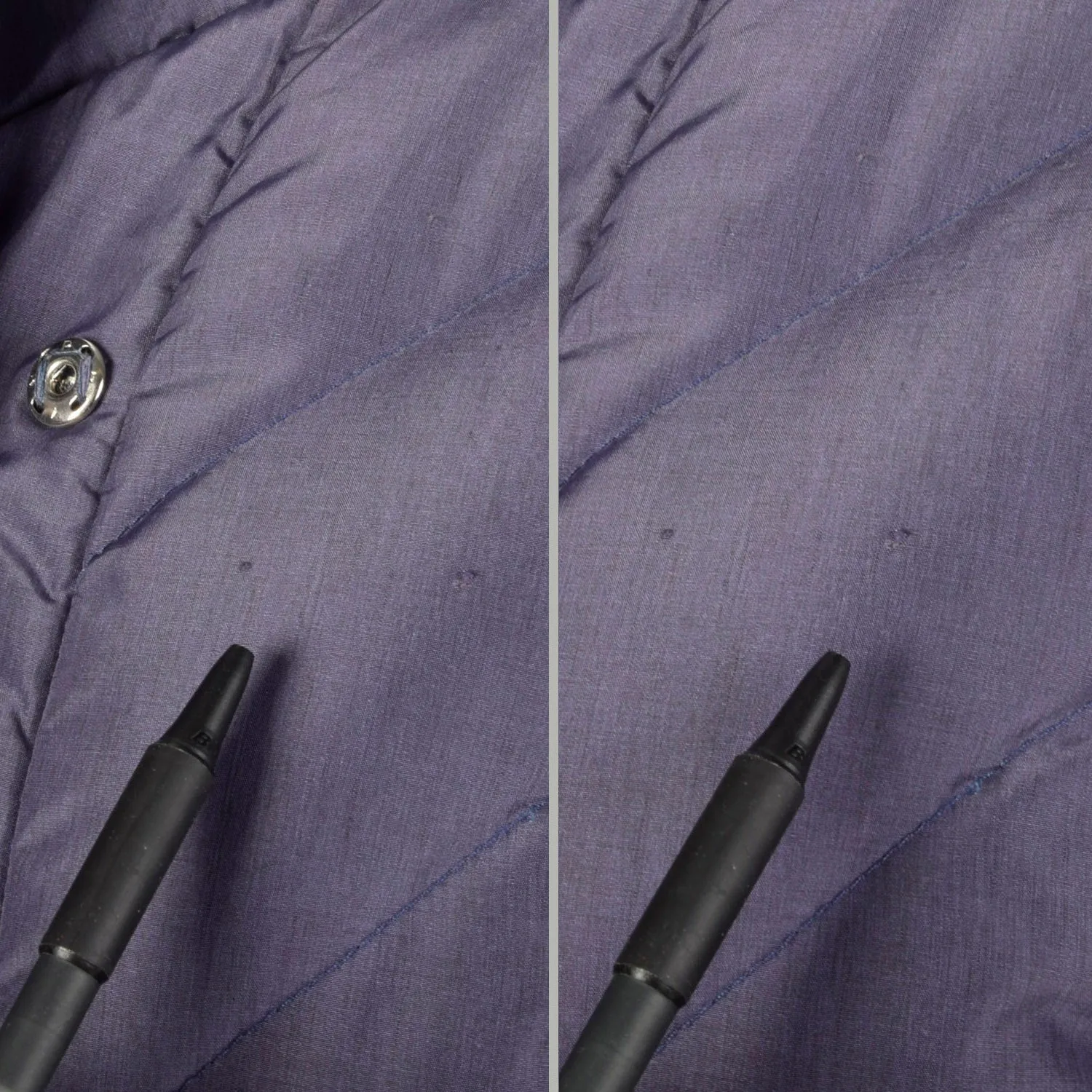 Medium 1980s Bill Blass Purple Puffer Coat Winter Outerwear
