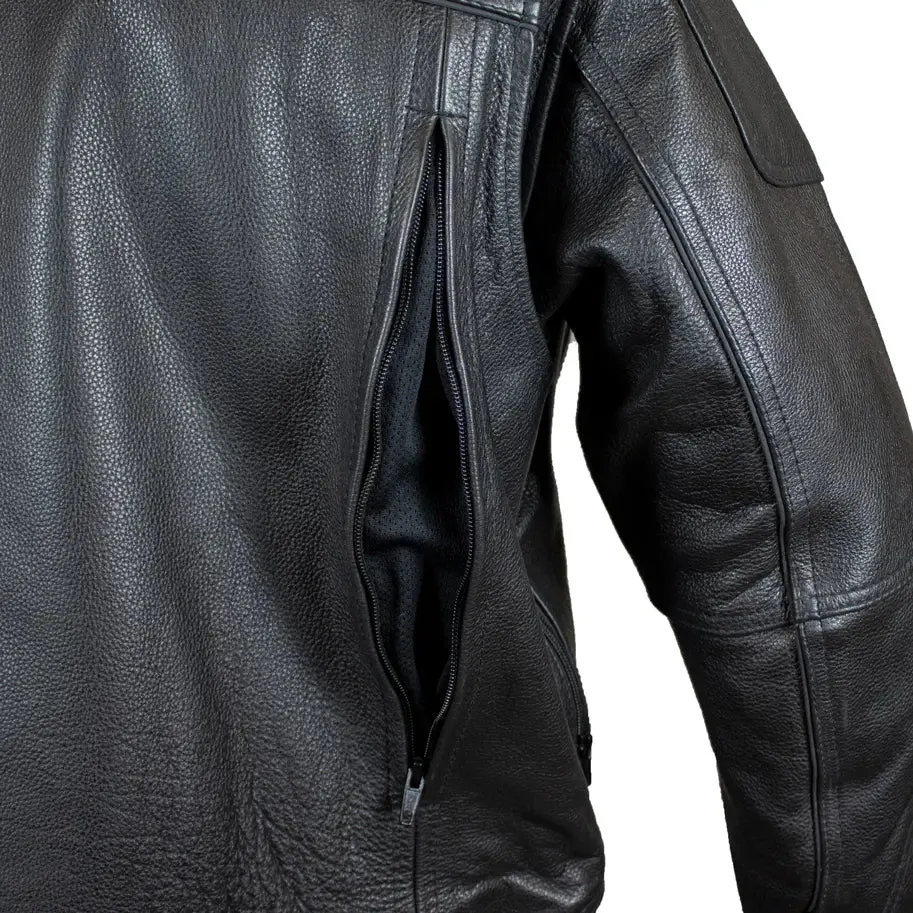 Milwaukee Leather Men's Leather Motorcycle Jacket