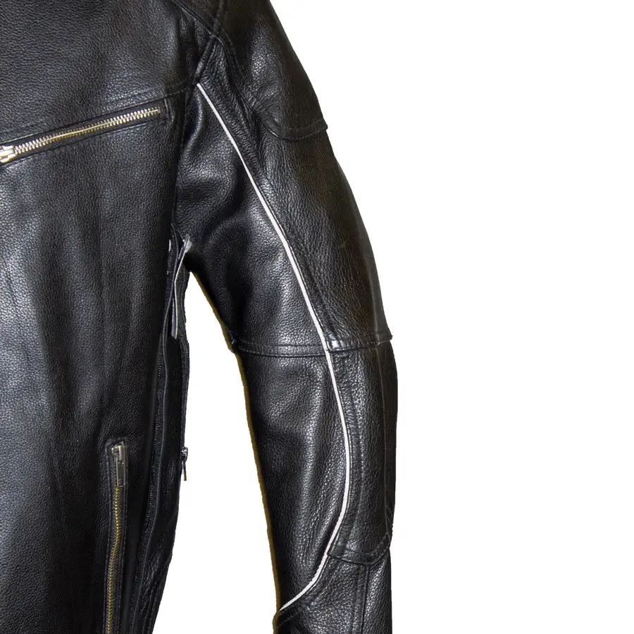 Milwaukee Leather Men's Leather Motorcycle Jacket