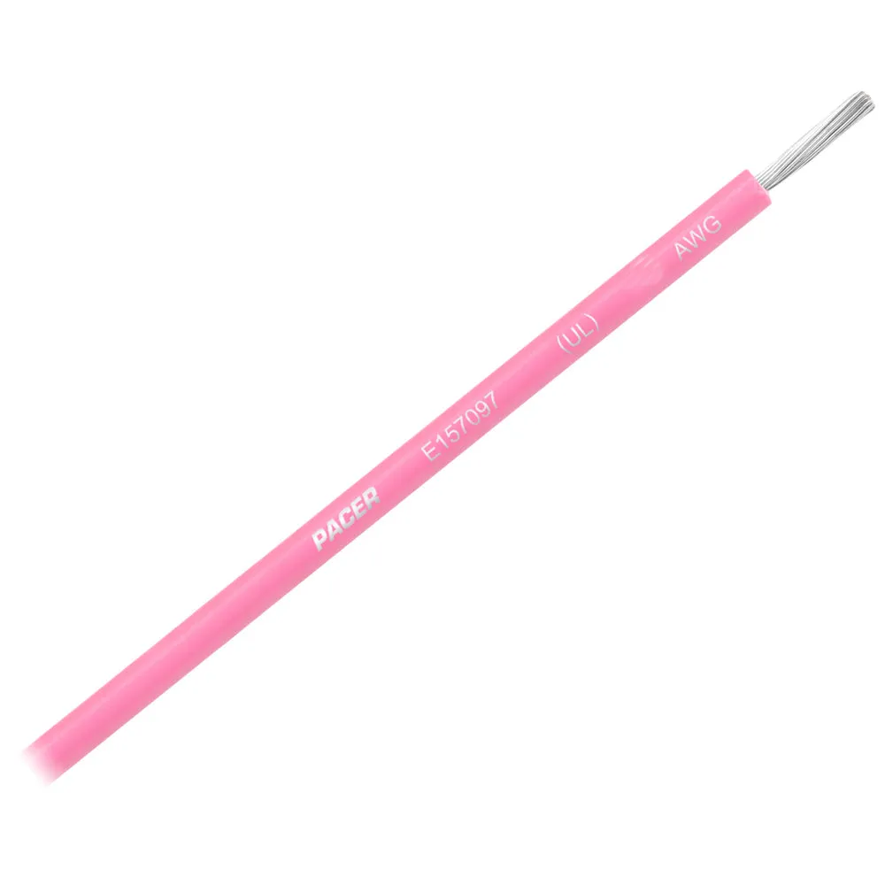Pacer Pink 14 AWG Primary Wire - 25 [WUL14PK-25]