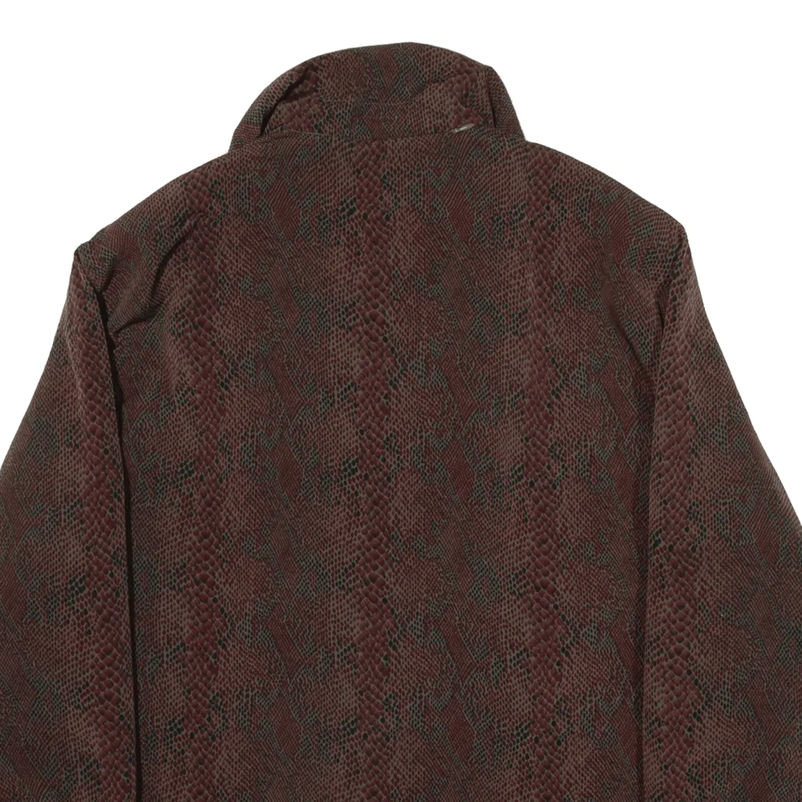 Quilted Lined Womens Coat Maroon UK 20