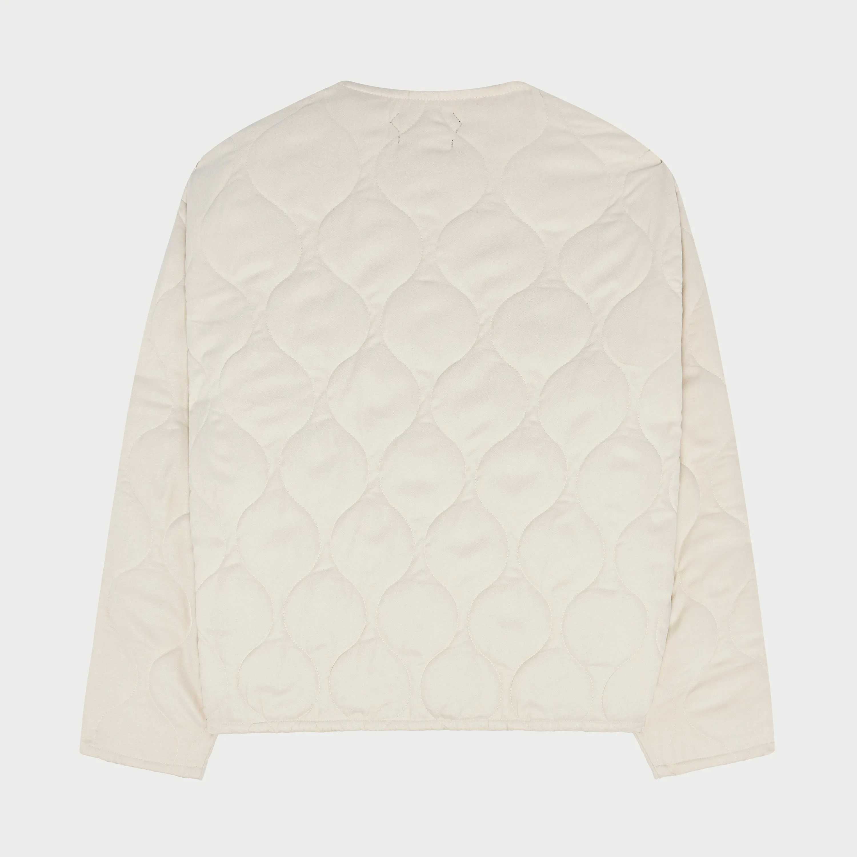 Quilted Shell Jacket (Ivory)