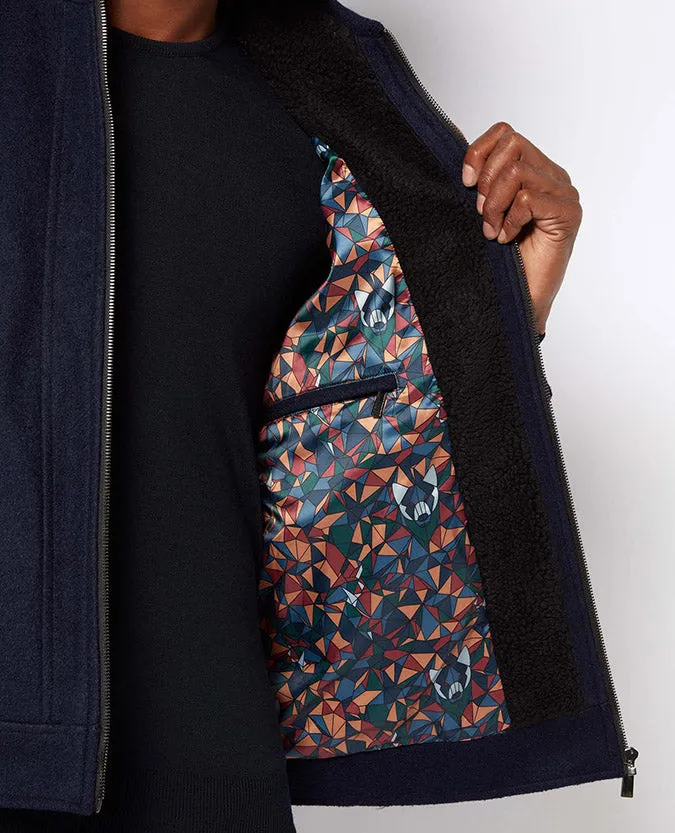 Slim Fit Casual Jersey Jacket