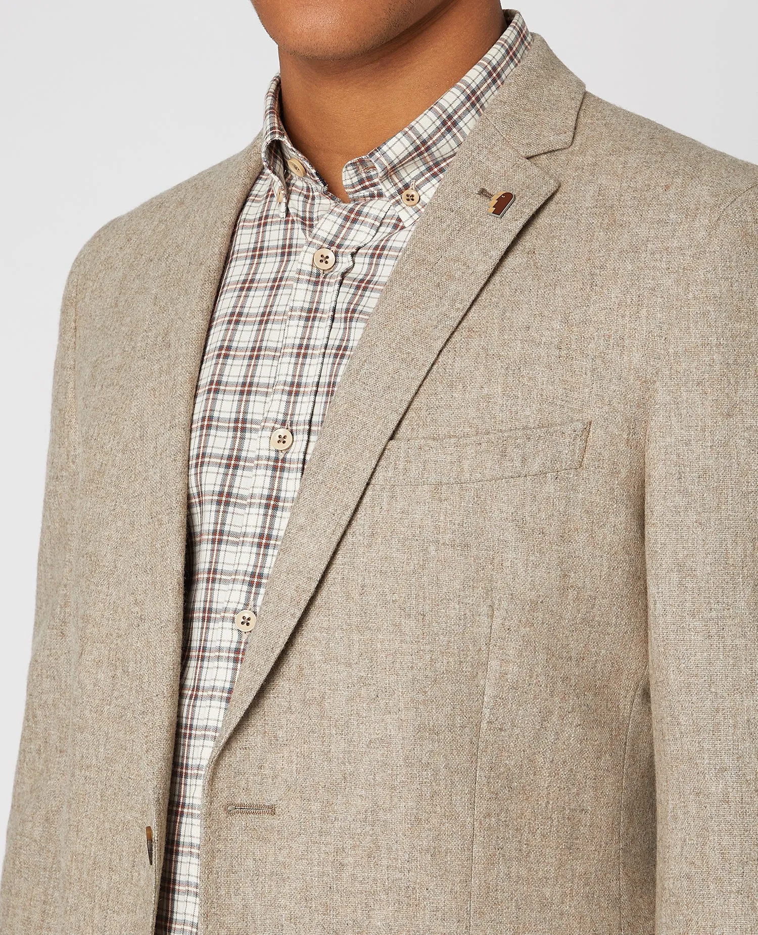 Slim Fit Wool Rich Jacket