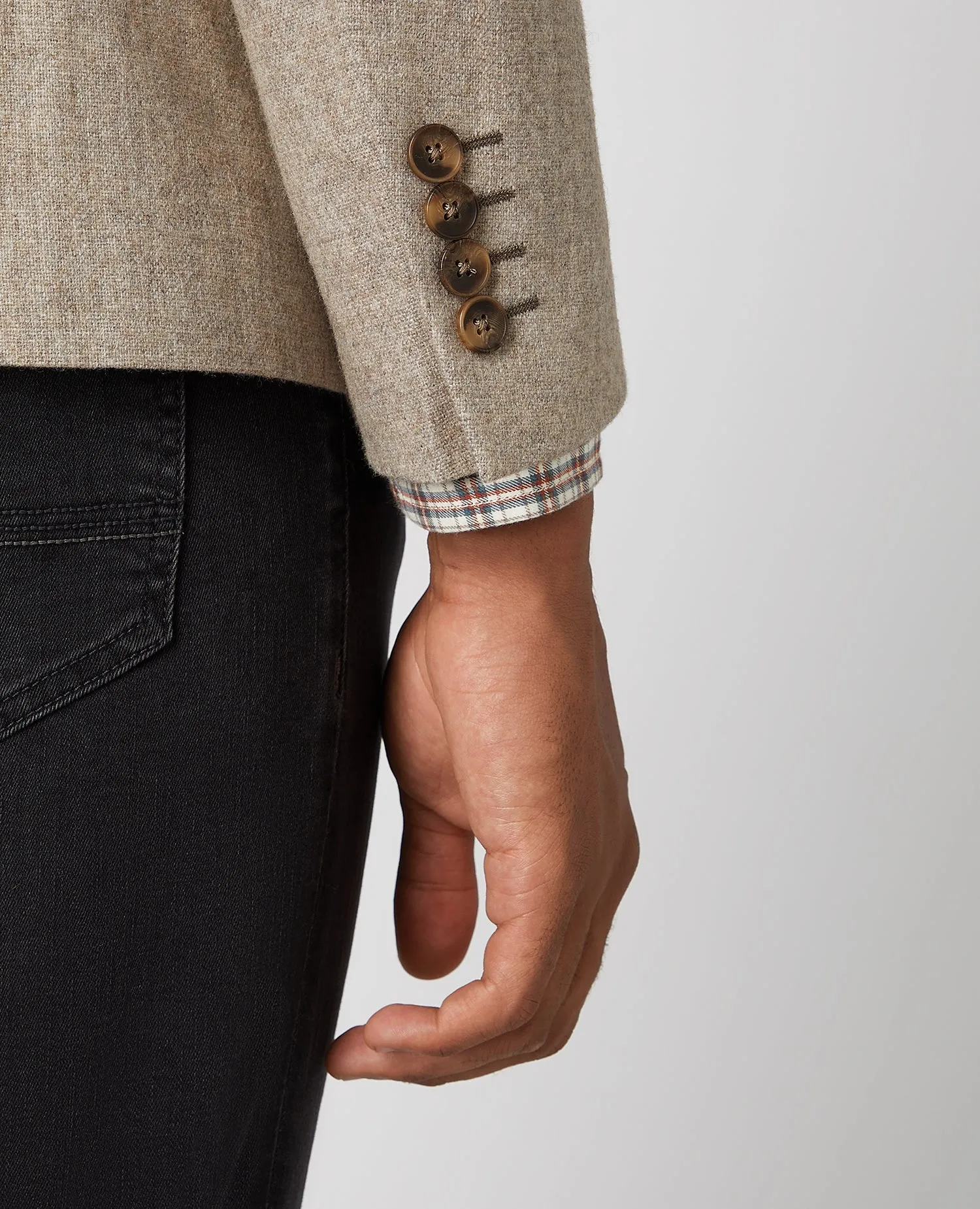 Slim Fit Wool Rich Jacket