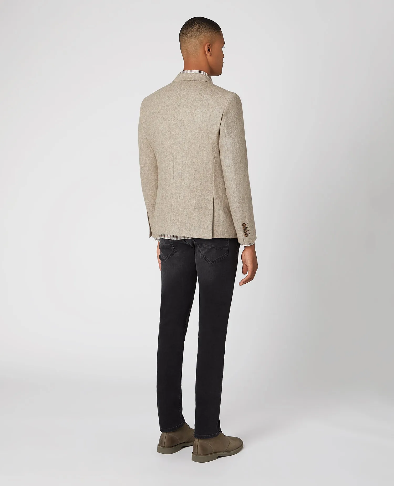 Slim Fit Wool Rich Jacket