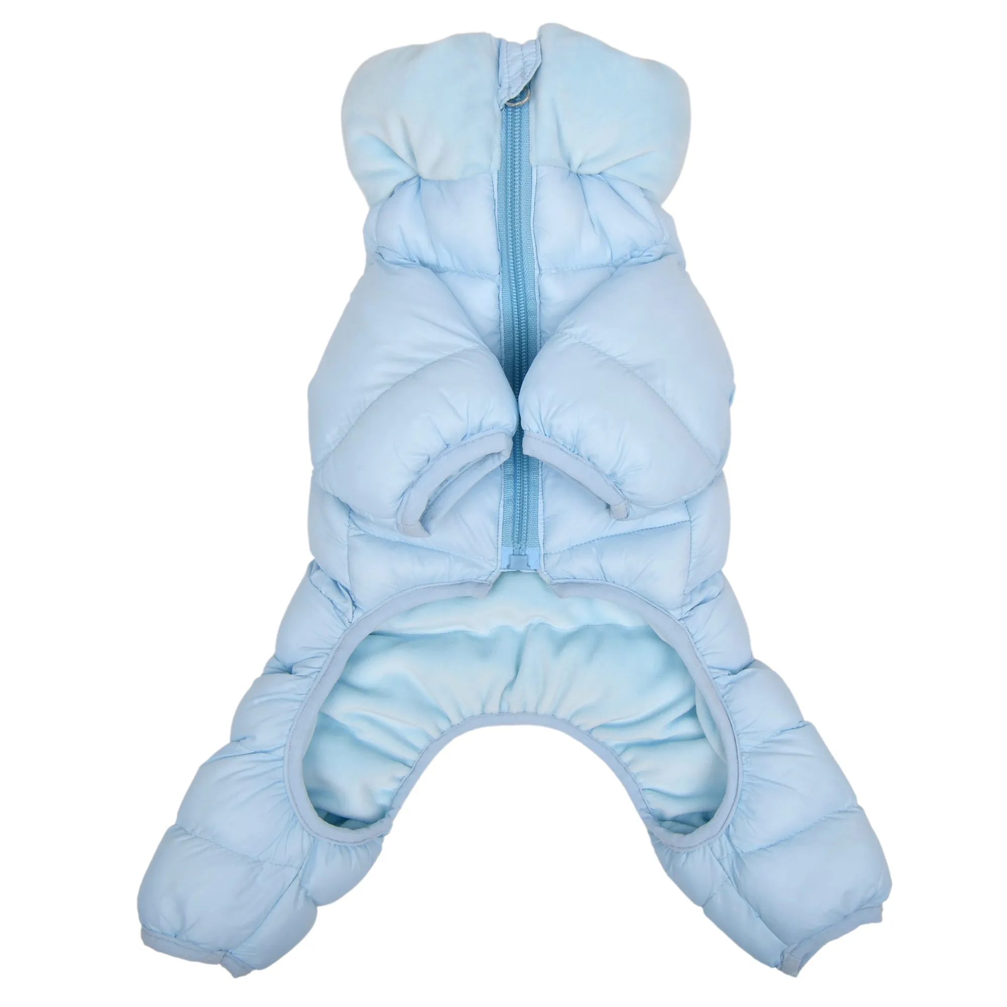 velour-lined snowsuit - blue - 1 2xl left