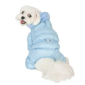 velour-lined snowsuit - blue - 1 2xl left