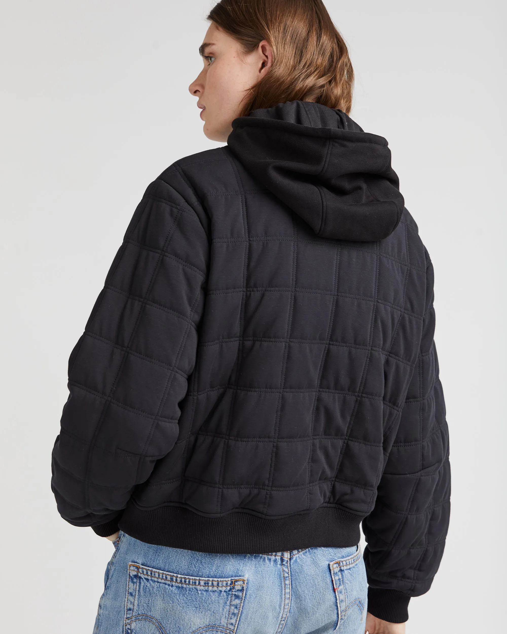 Women's Quilted Modal Bomber Jacket