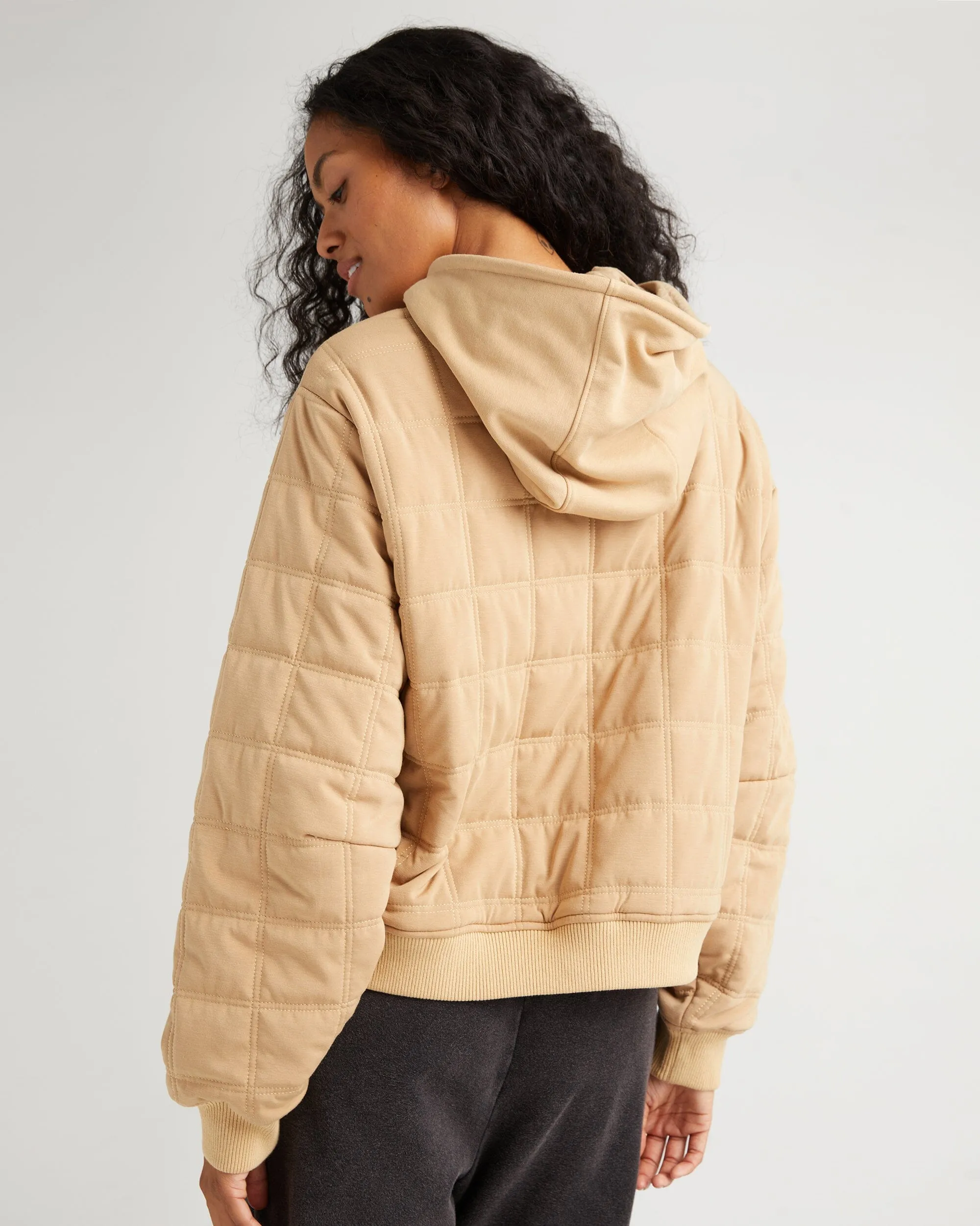 Women's Quilted Modal Bomber Jacket