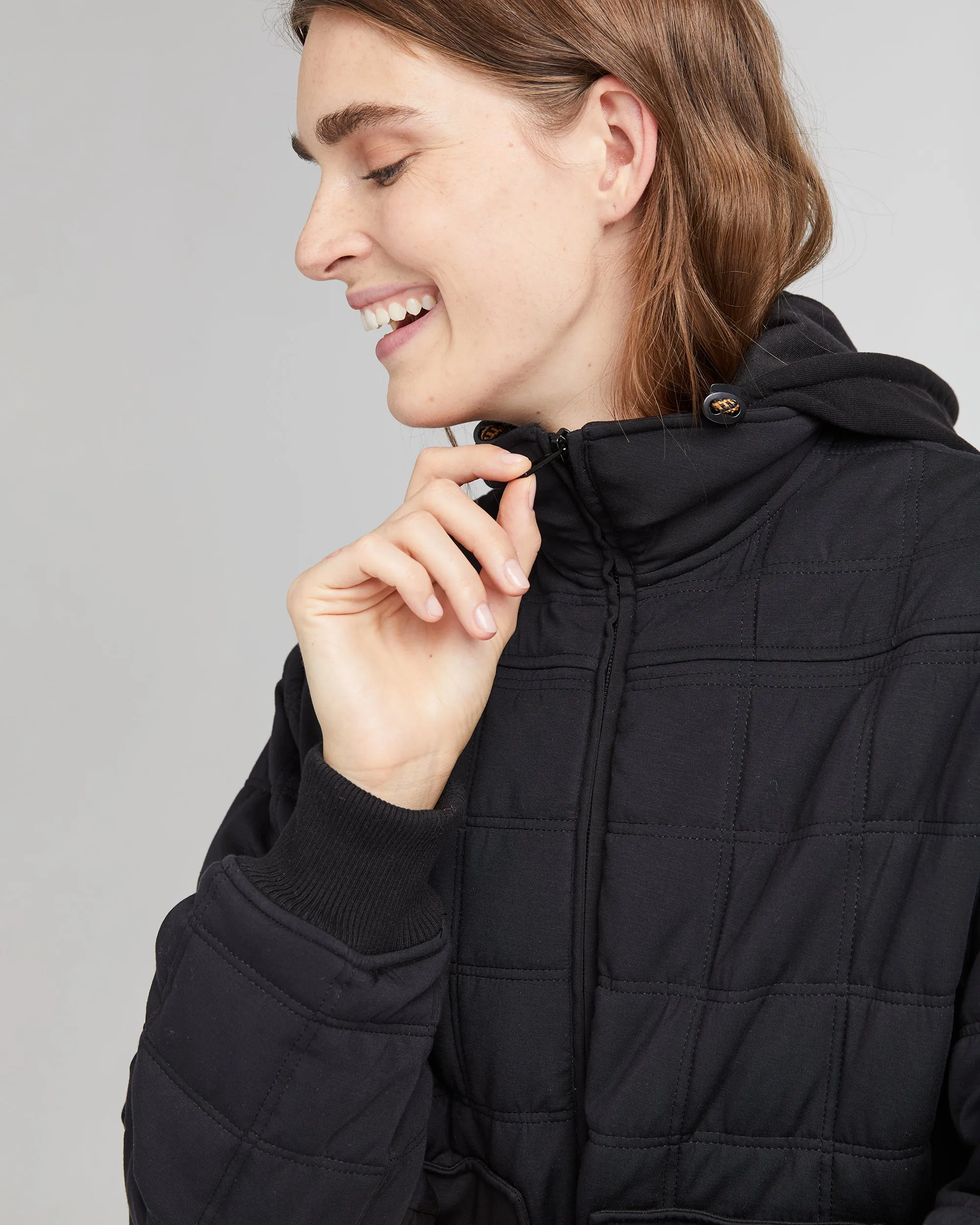 Women's Quilted Modal Bomber Jacket