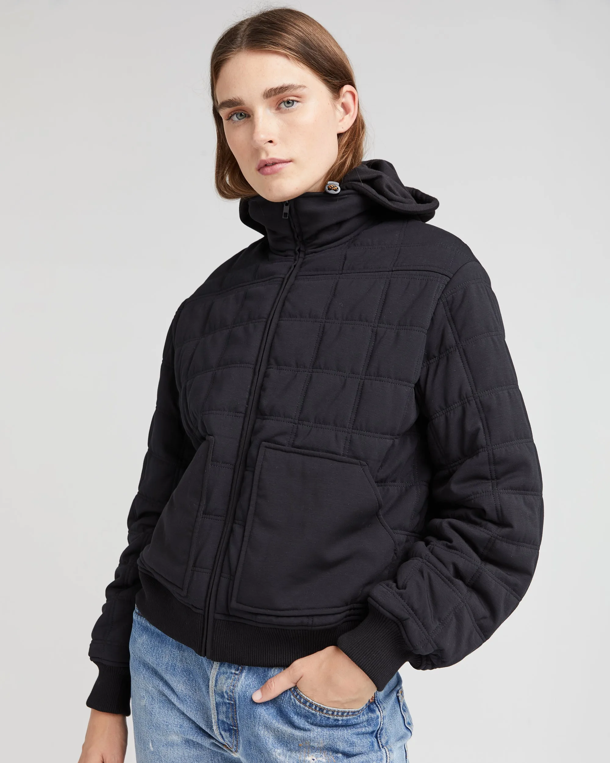 Women's Quilted Modal Bomber Jacket
