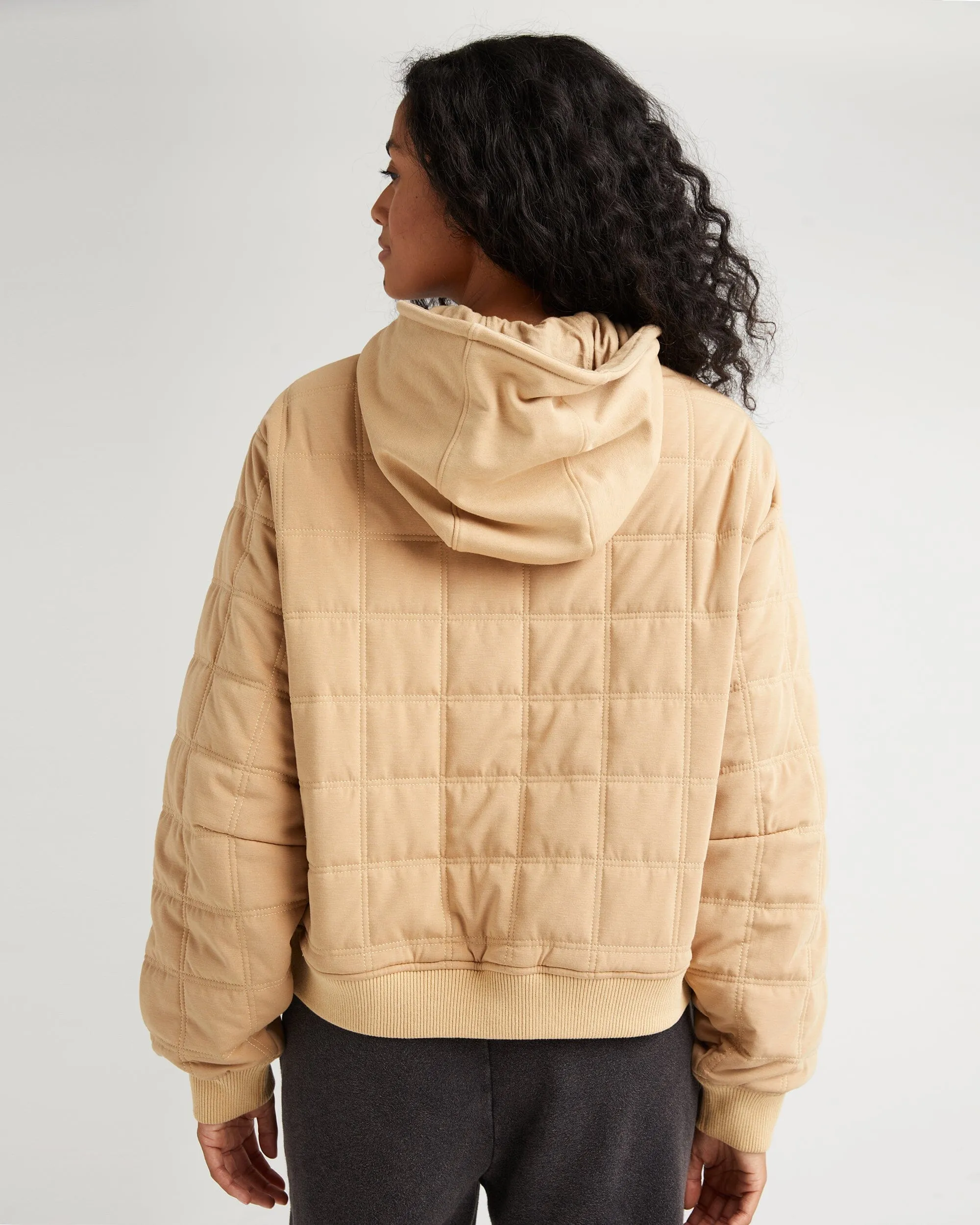 Women's Quilted Modal Bomber Jacket